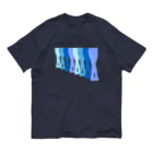 Twinkle-BooのBallet!!!blue オーガニックコットンTシャツ