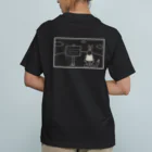 miomioのうさぎ　バックプリント　ホワイト Organic Cotton T-Shirt