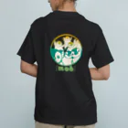 ぎんまにの【バックプリント】ペンギン[mob]（きみどり） オーガニックコットンTシャツ