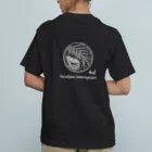 Azul オリジナルアイテムのアウトラインロゴ オーガニックコットンTシャツ