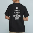 kg_shopの[★バック] KEEP CALM AND BREAD CLIP [ホワイト] オーガニックコットンTシャツ