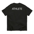 MUGENGEN (ムゲンゲン)のATHLETE letter WT オーガニックコットンTシャツ