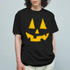 CIPANGOのハロウィン ジャック・オ・ランタン ブラックボディ Organic Cotton T-Shirt