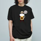 キッズモード某のビールベアー(ふちなしバージョン) オーガニックコットンTシャツ