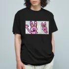 うさぎ少年アンソニーのうさぎ少年アンソニー＆うさぎ少女キャサリン オーガニックコットンTシャツ