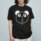 BIEN des PIENのBIEN des PIEN　ぴえんパンダ（グリッチ） Organic Cotton T-Shirt