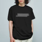 metaの縄文三角「行」  オーガニックコットンTシャツ
