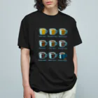 Teal Blue CoffeeのRoasted coffee オーガニックコットンTシャツ