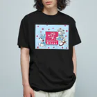 obosa_DENS/SABEAR_shop ＠SUZURIのsabear dogs キービジュアル_ウエア オーガニックコットンTシャツ