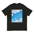 ゆにねこ惑星のପ天使の夏休みଓ青空旅行(枠なし) オーガニックコットンTシャツ