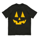 CIPANGOのハロウィン ジャック・オ・ランタン ブラックボディ Organic Cotton T-Shirt