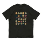 Yaya-rrの野菜の怪物たち オーガニックコットンTシャツ