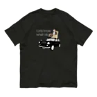 キッズモード某のレトロカーと太マユ社長(濃色用)(忘れさ去られたネタシリーズ) Organic Cotton T-Shirt