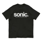 FUZZAGE™ (ファズエイジ)のsimple sonic オーガニックコットンTシャツ