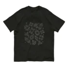 眉賀　太志の宝石のTシャツ（白の線画） オーガニックコットンTシャツ