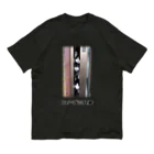 ひょうたん屋のニャンゴ三兄弟（タイトル入り） オーガニックコットンTシャツ