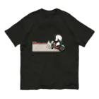 Masashi Kaminkoの【パンダ】三輪車に乗るポンちゃん オーガニックコットンTシャツ
