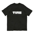 HANDのTIME / White オーガニックコットンTシャツ