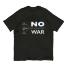 M__KのNO WAR（Black） Organic Cotton T-Shirt