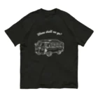 ブルーカメラのシンプルTシャツ屋のワーゲンバスでどこ行く？Tシャツ Organic Cotton T-Shirt