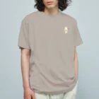 SUIMINグッズのお店の【小】エビフライをさわやかに運ぶねこ オーガニックコットンTシャツ