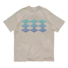 モノツクルヒト　Fuku～ふく～の南部菱刺し うまのまなぐ Organic Cotton T-Shirt