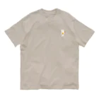 SUIMINグッズのお店の【小】エビフライをさわやかに運ぶねこ Organic Cotton T-Shirt