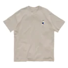 SUIMINグッズのお店の【小】スクール水着のねこ Organic Cotton T-Shirt