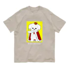 マルチーズかわいいの犬の王様 オーガニックコットンTシャツ