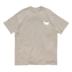 日本スピッツ　蛍の日本スピッツわくわくカラー オーガニックコットンTシャツ