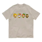 Konomiのカラフル屋さんのピザガールズ オーガニックコットンTシャツ