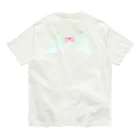 メルティカポエミュウの薔薇とベリー❤️(天使の羽) オーガニックコットンTシャツ