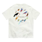 エダマメトイチ雑貨店のI love birds A 特大 オーガニックコットンTシャツ