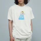 ELLE_mybeagleのくいしんぼうビーグル オーガニックコットンTシャツ