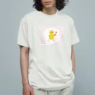 クエクエのファンシーひよこ Organic Cotton T-Shirt