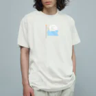 So湖いらの「欲深いフナ」ふなのぼりオーガニックコットンTシャツ オーガニックコットンTシャツ