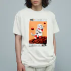 金星灯百貨店のなんと三角　火星探検 オーガニックコットンTシャツ