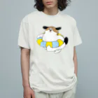 マツバラのもじゃまるうきわ オーガニックコットンTシャツ