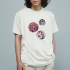 IZANAMI by Akane Yabushitaの 【日本レトロ#02】手まり Organic Cotton T-Shirt
