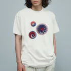 IZANAMI by Akane Yabushitaの【日本レトロ#15】和傘 Organic Cotton T-Shirt