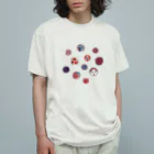 IZANAMI by Akane Yabushitaの 【日本レトロ#24】おはじき オーガニックコットンTシャツ