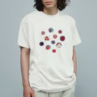 IZANAMI by Akane Yabushitaの 【日本レトロ#24】おはじき Organic Cotton T-Shirt