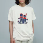 IZANAMI by Akane Yabushitaの 【日本レトロ#26】お地蔵様 オーガニックコットンTシャツ