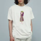 IZANAMI by Akane Yabushitaの【タイの人々】モン族の女の子 Organic Cotton T-Shirt