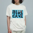 (株)えくぼの[BLUECAVEロゴ] オーガニックコットンTシャツ