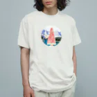 daminmusaborutaのあのスイカのアイスとカナダの山々 Organic Cotton T-Shirt