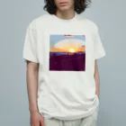 わらしゃんどのSUNSET Organic Cotton T-Shirt