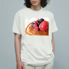 イエローローズのフルーツの森のパンケーキ オーガニックコットンTシャツ