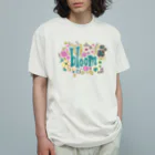 IZANAMI by Akane Yabushitaの🌸 満開の花束（フォレスト） Organic Cotton T-Shirt