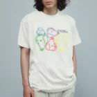 Konomiのカラフル屋さんのカラフルコマリマ横 Organic Cotton T-Shirt